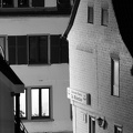 Low light village scene